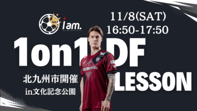 【11/8(土)16時50分-17時50分】1on1DF LESSON  in文化記念公園